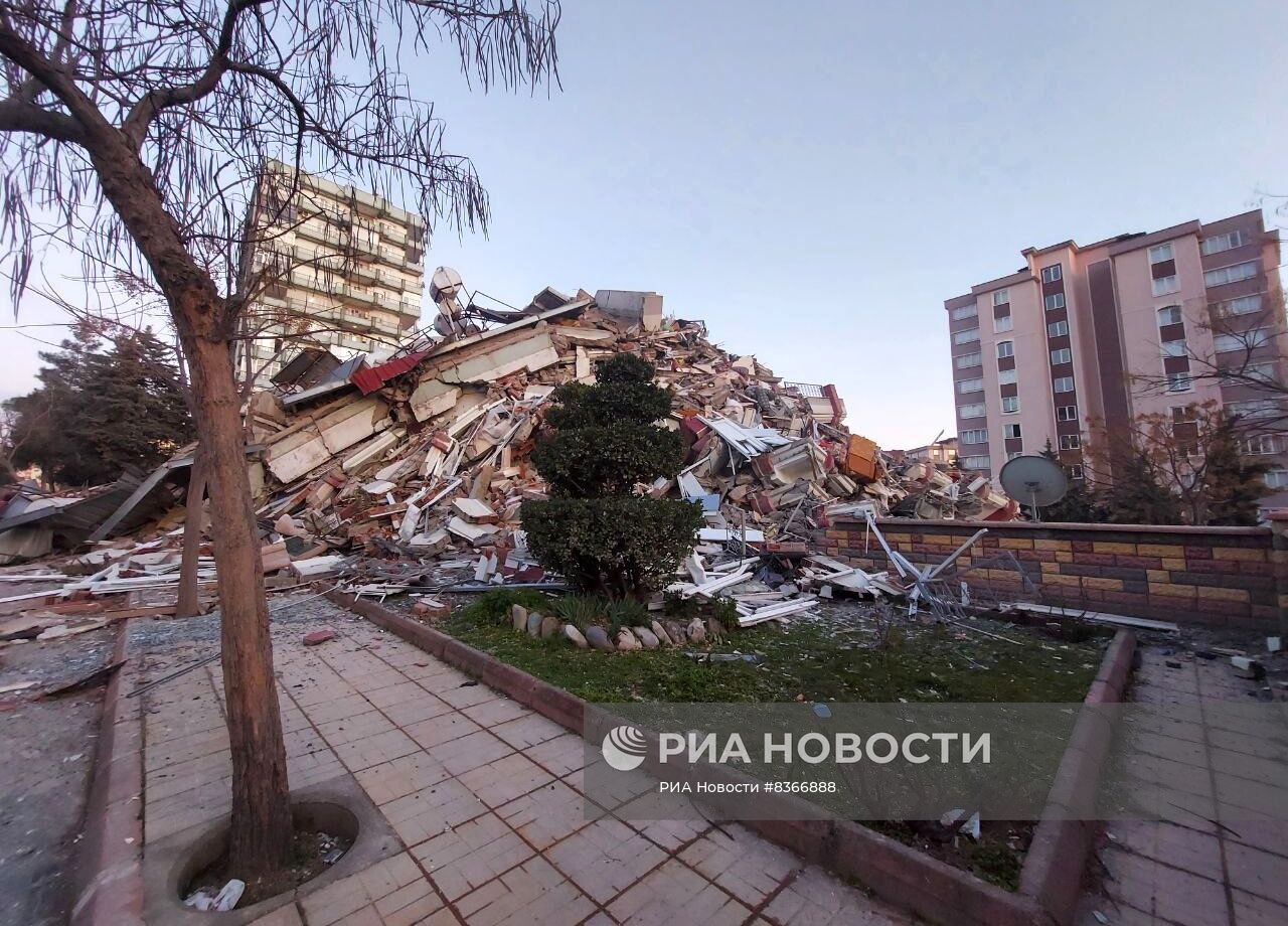 Ликвидация последствий землетрясения в Турции