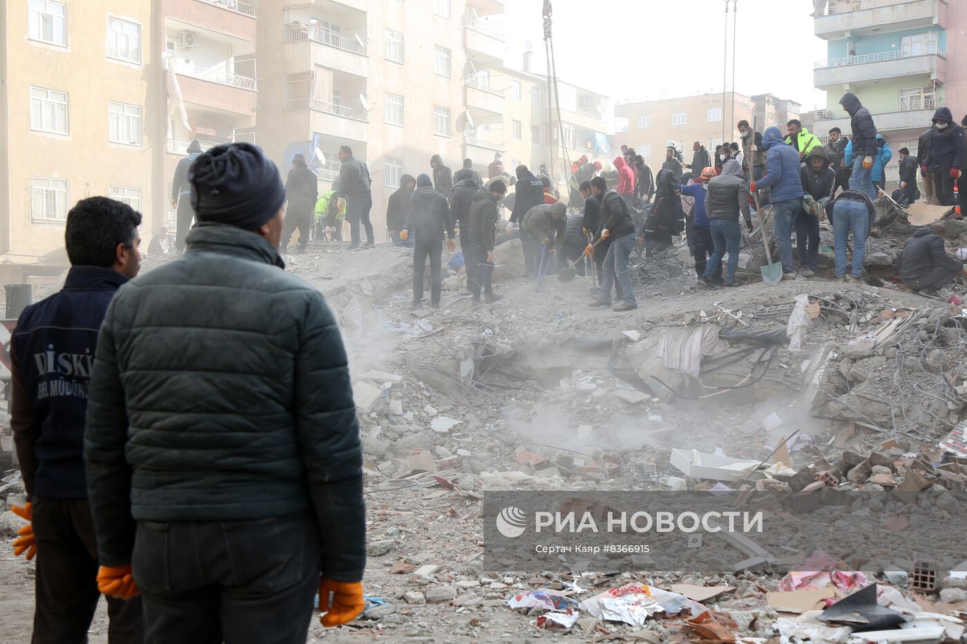 Ликвидация последствий землетрясения в Турции