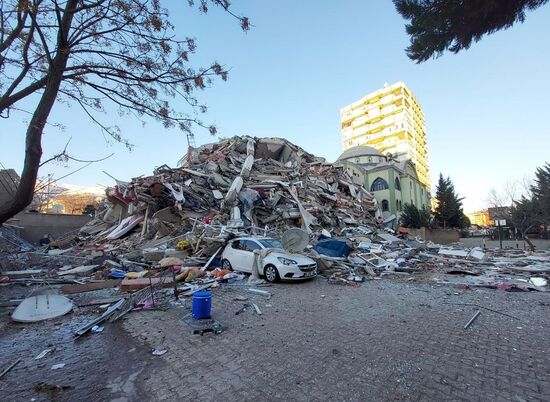 Ликвидация последствий землетрясения в Турции