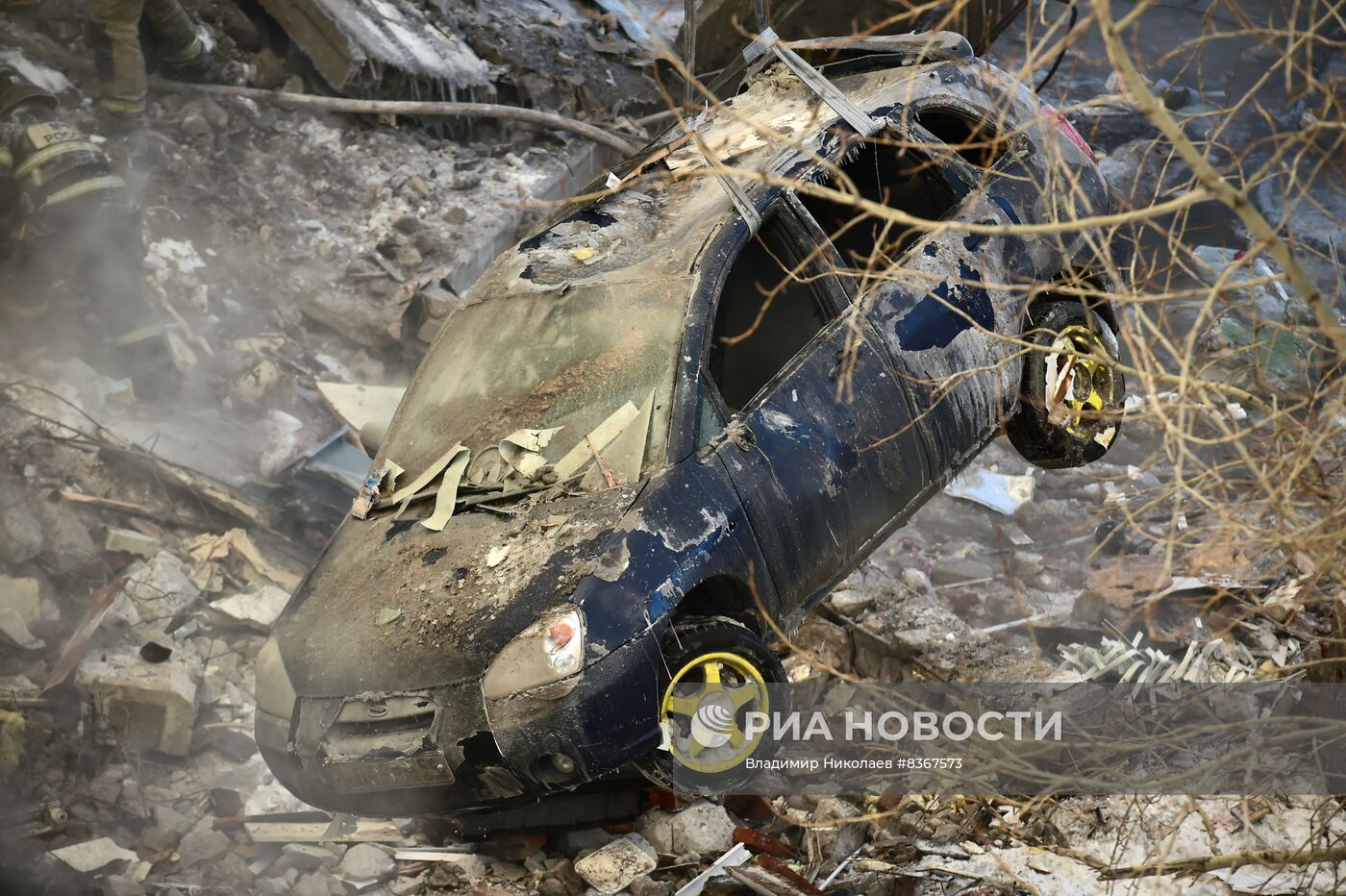 Взрыв газа в жилом доме в Новосибирске