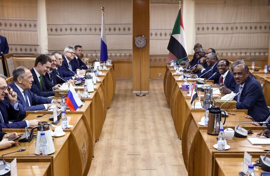 Визит главы МИД РФ С. Лаврова в Судан