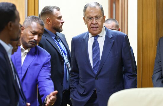 Визит главы МИД РФ С. Лаврова в Судан