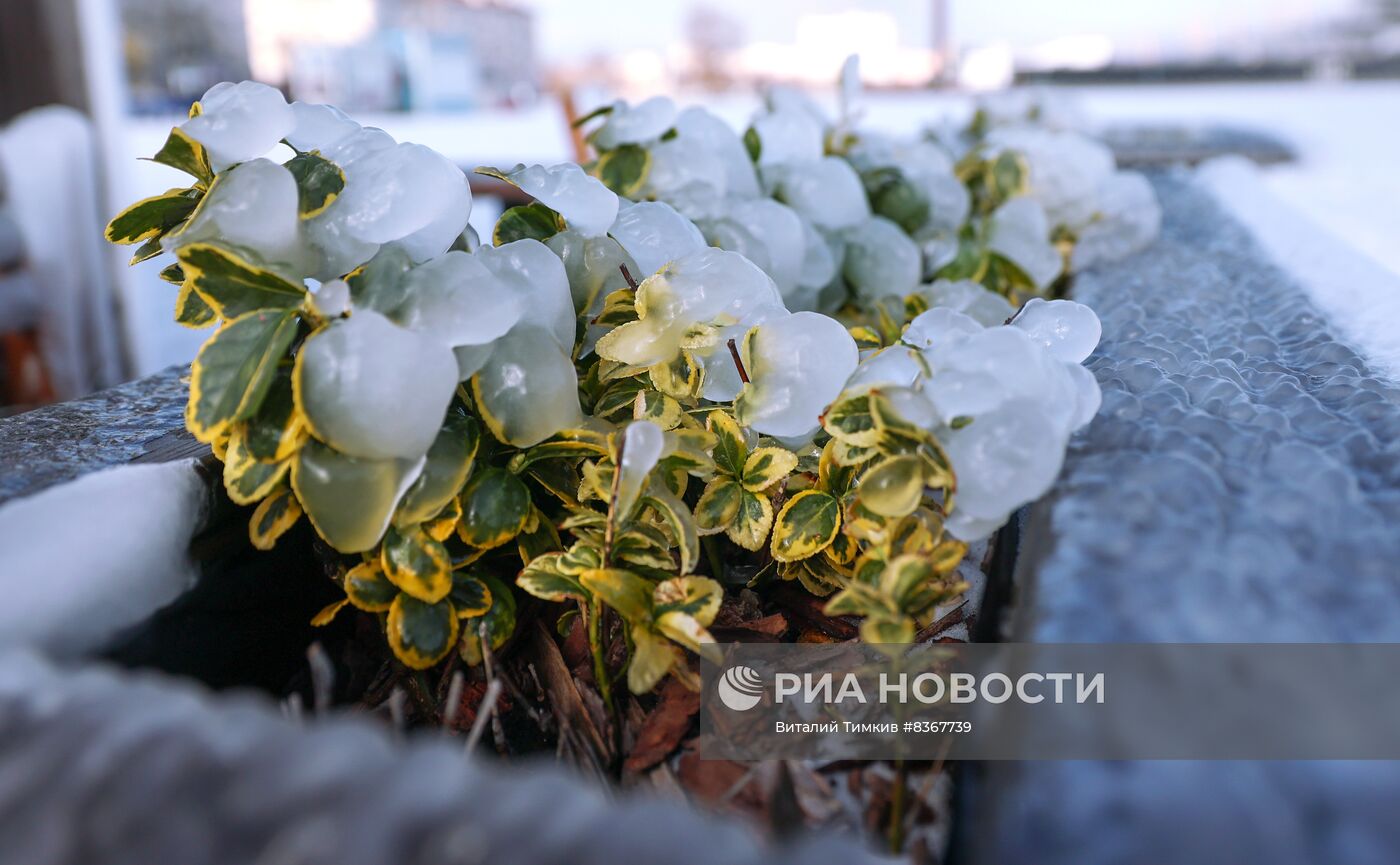 Последствия шторма в Новороссийске