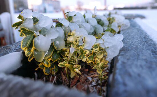 Последствия шторма в Новороссийске