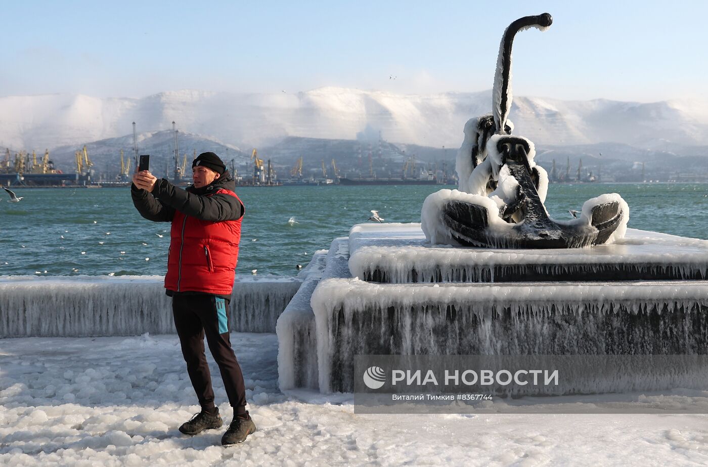 Последствия шторма в Новороссийске