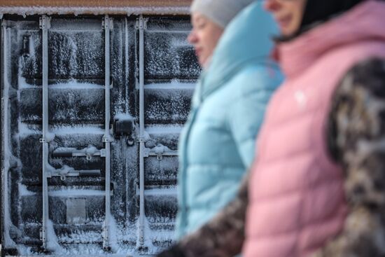 Последствия шторма в Новороссийске