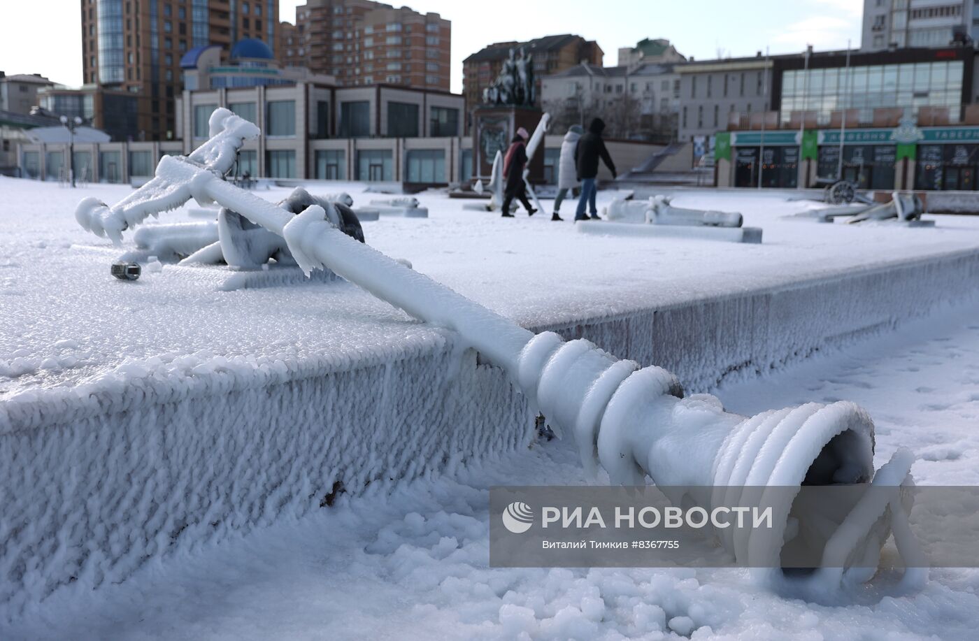 Последствия шторма в Новороссийске