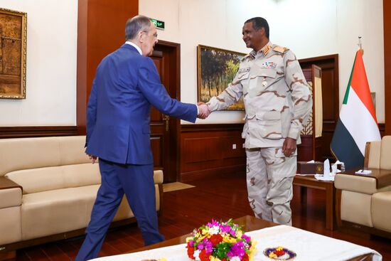 Визит главы МИД РФ С. Лаврова в Судан