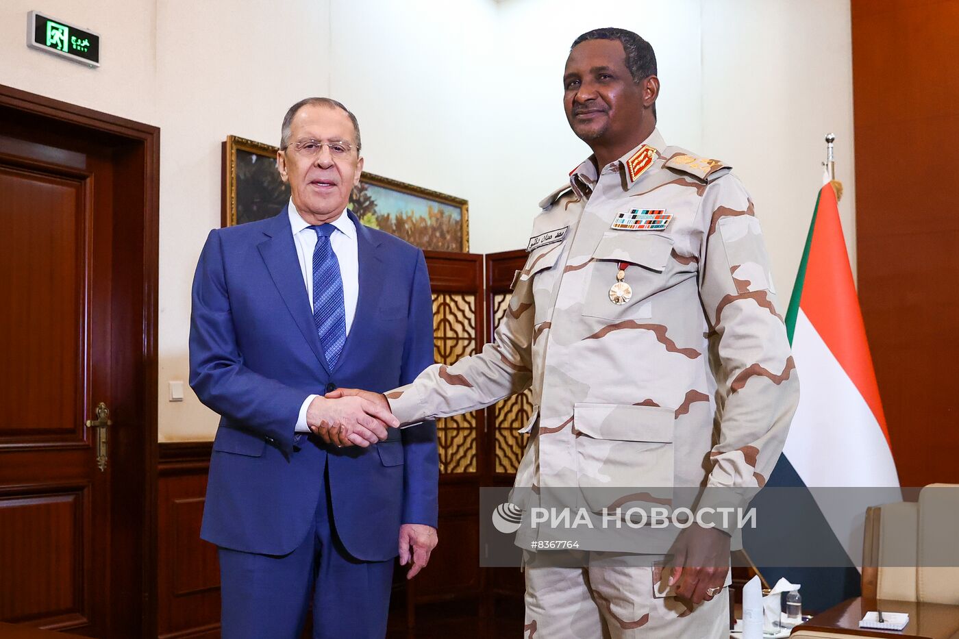 Визит главы МИД РФ С. Лаврова в Судан