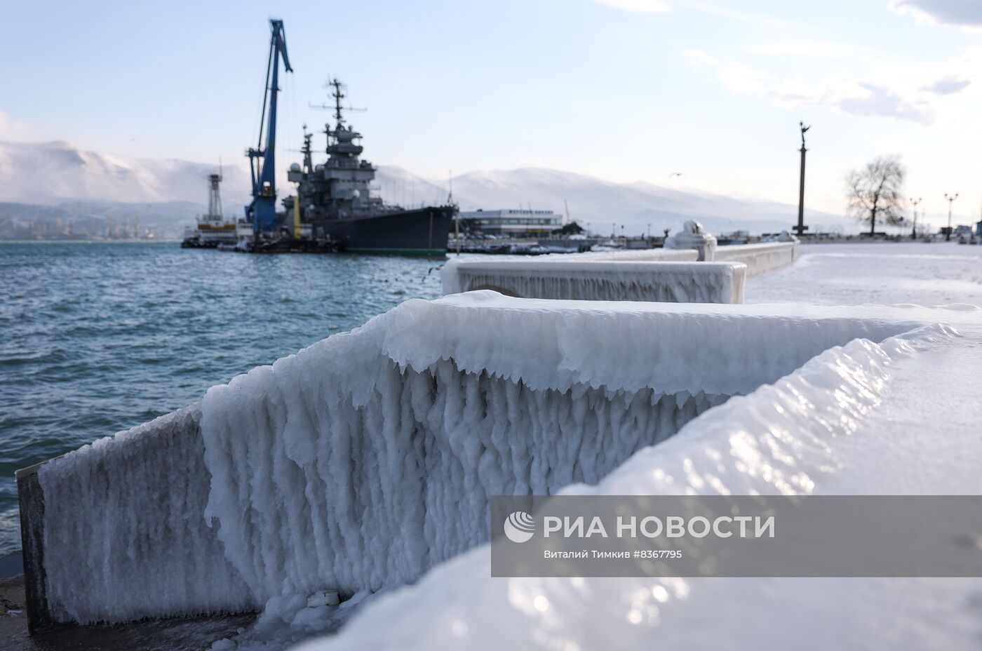 Последствия шторма в Новороссийске