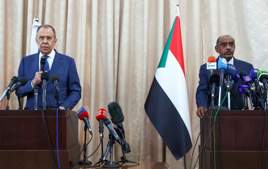 Визит главы МИД РФ С. Лаврова в Судан