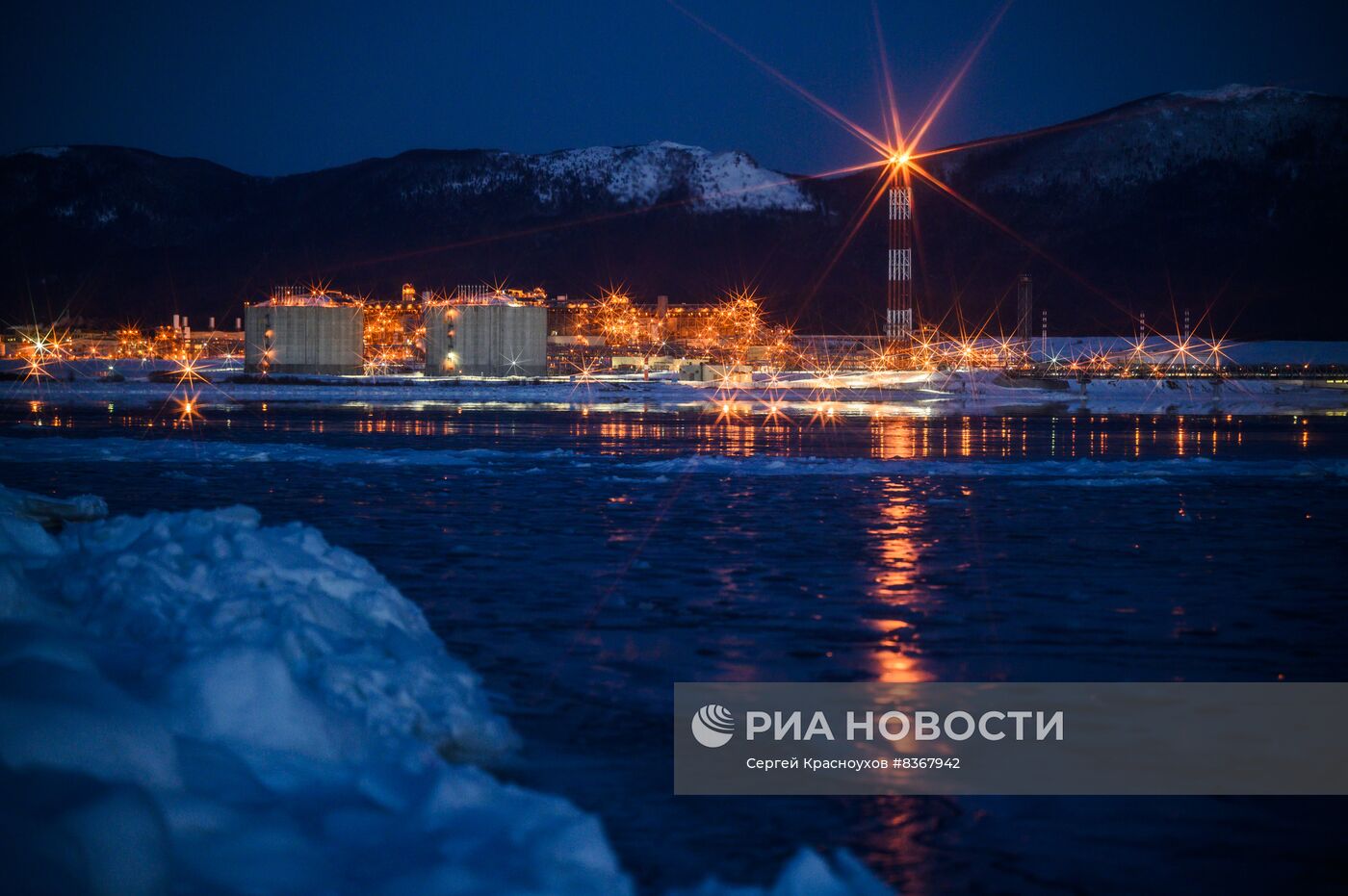Завод по переработке СПГ на Сахалине