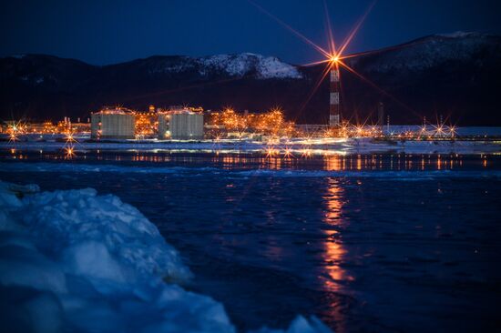 Завод по переработке СПГ на Сахалине