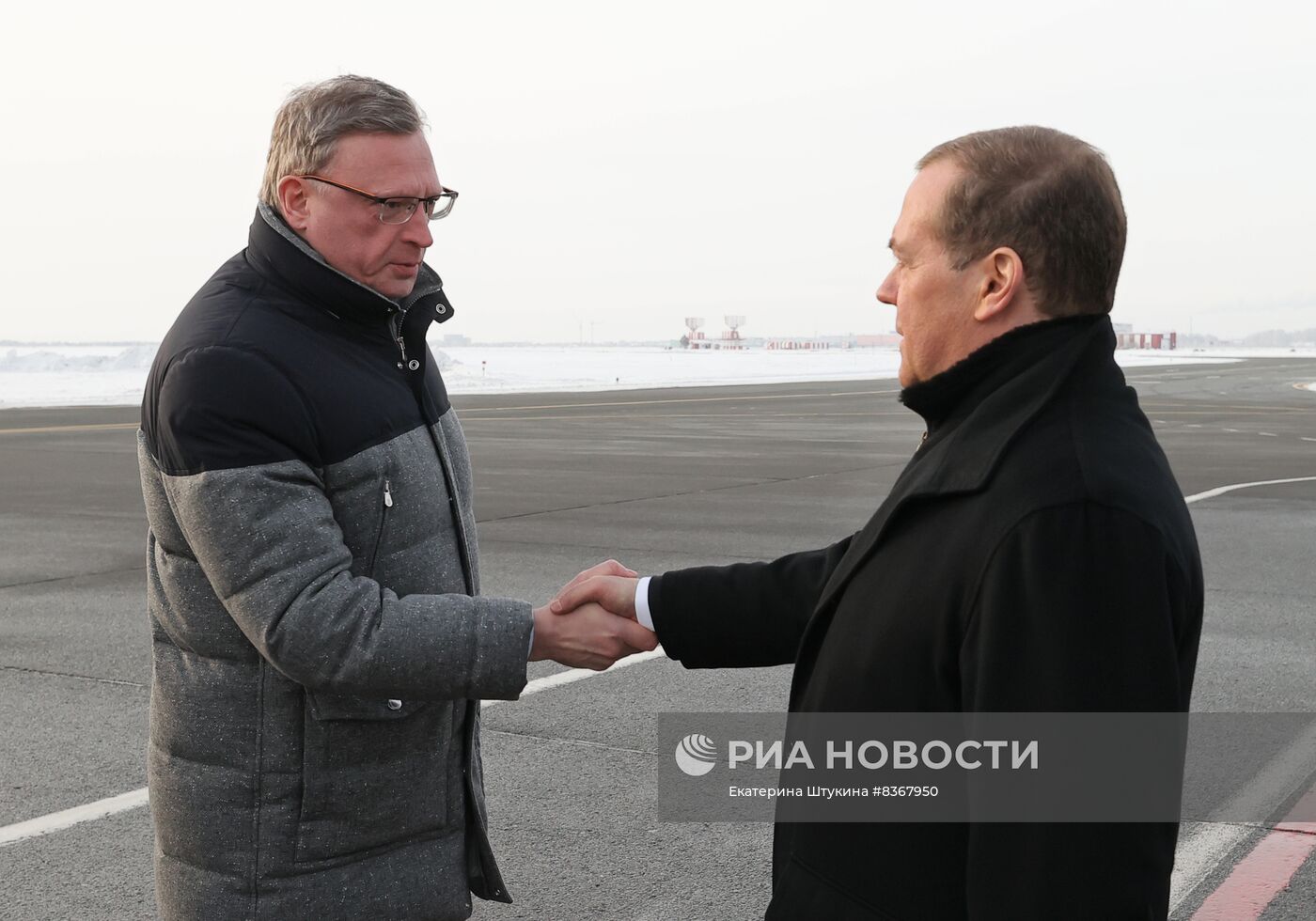 Рабочая поездка зампредседателя Совбеза РФ Д. Медведева в Сибирский федеральный округ