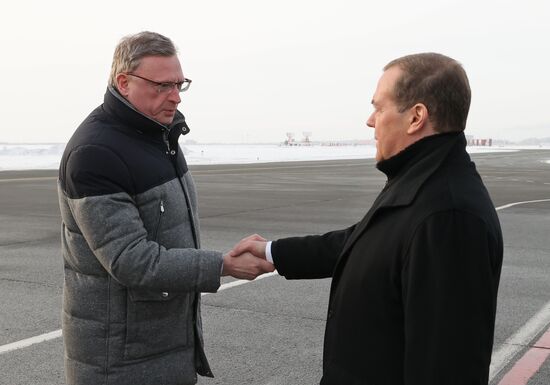 Рабочая поездка зампредседателя Совбеза РФ Д. Медведева в Сибирский федеральный округ