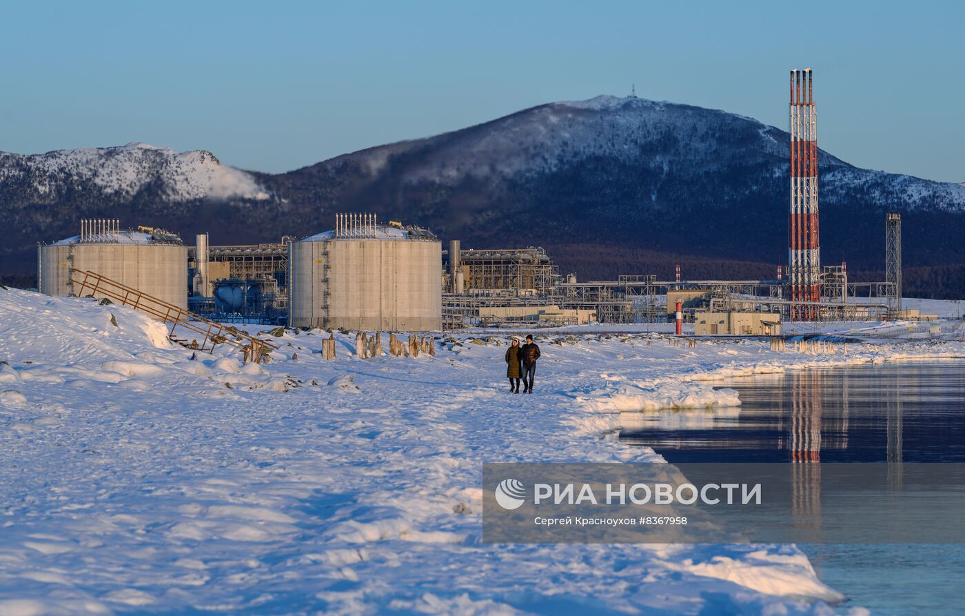 Завод по переработке СПГ на Сахалине