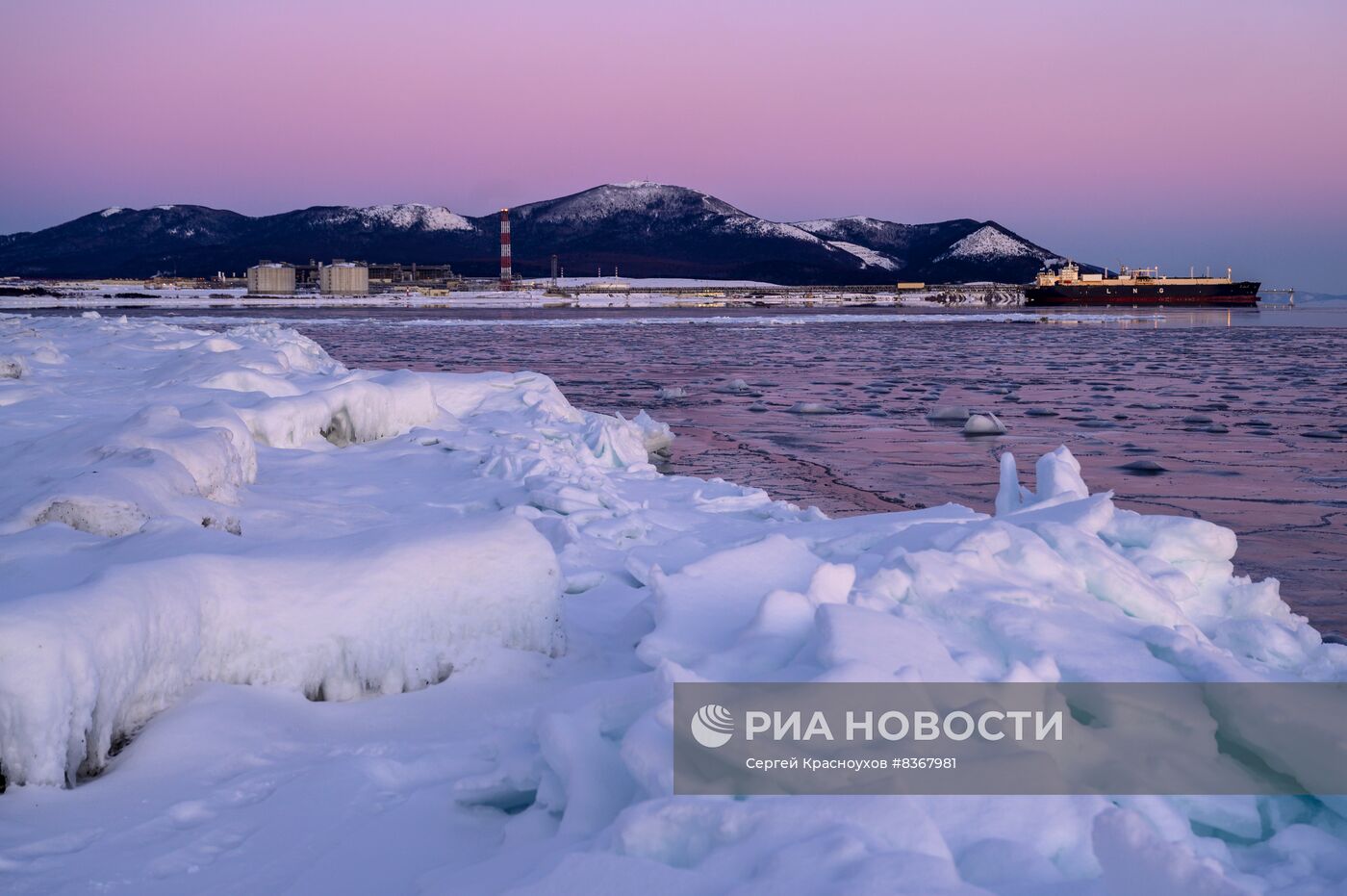 Завод по переработке СПГ на Сахалине
