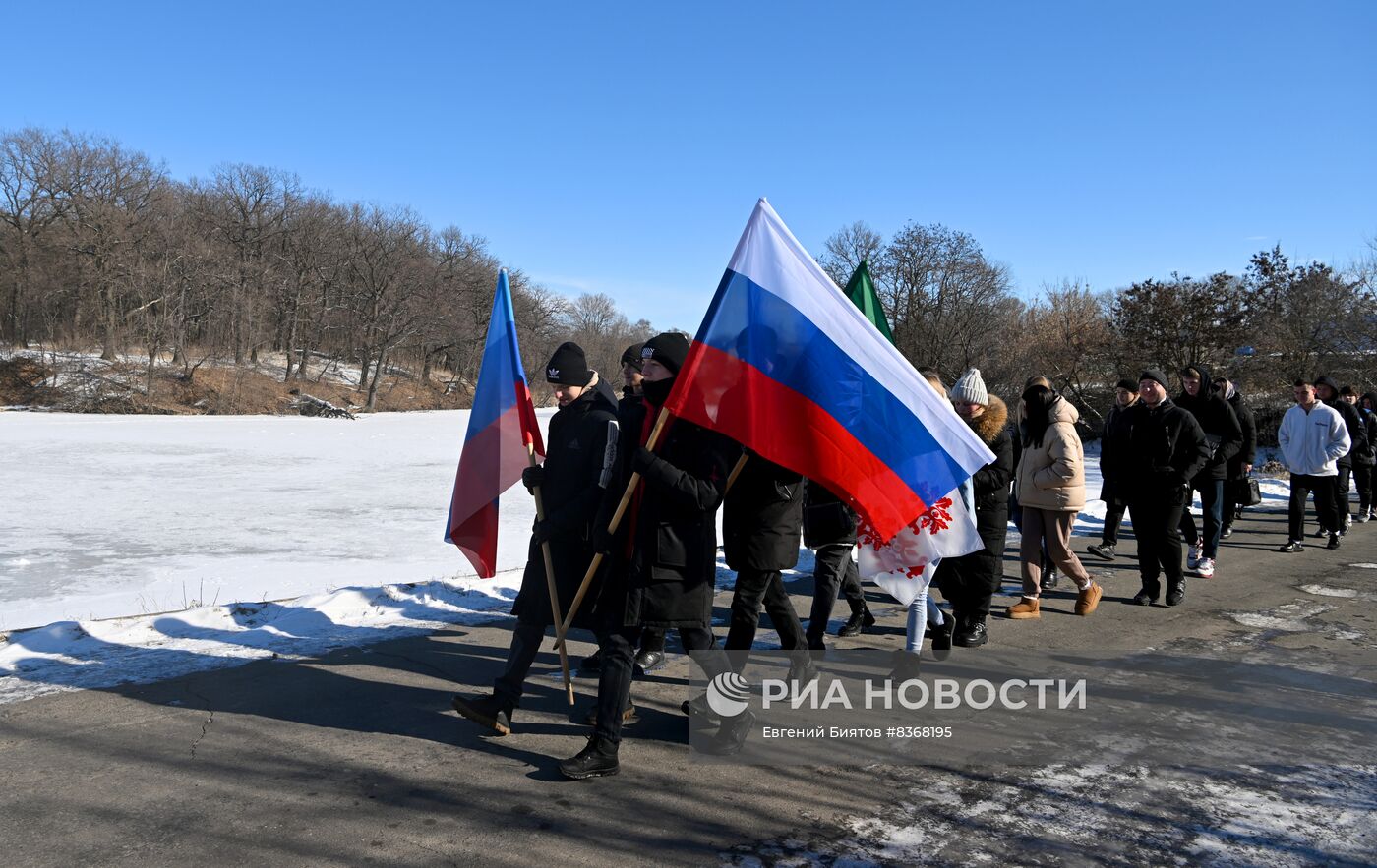 Траурные мероприятия в ЛНР по случаю годовщины расстрела молодогвардейцев