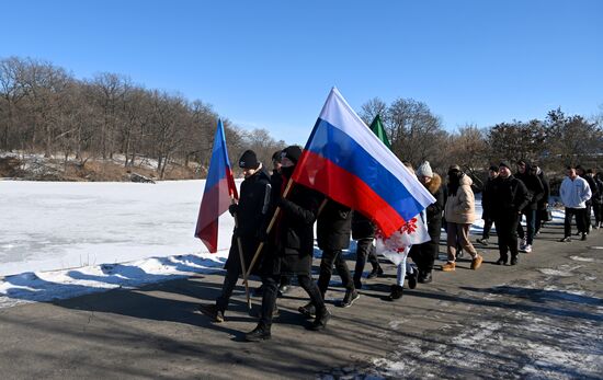 Траурные мероприятия в ЛНР по случаю годовщины расстрела молодогвардейцев