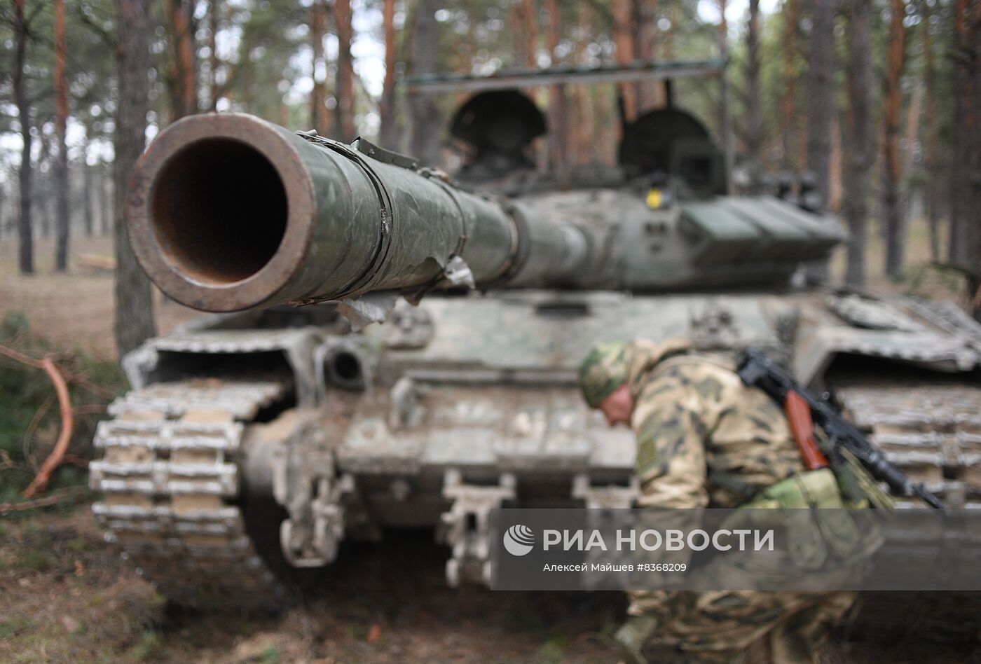 Боевая работа танкистов в зоне СВО