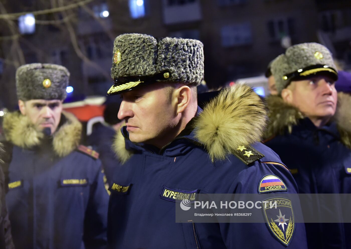 Ликвидация последствий взрыва газа в жилом доме в Новосибирске