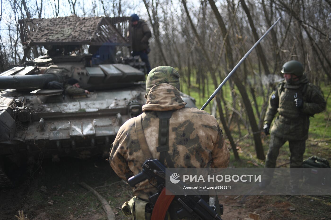 Боевая работа танкистов в зоне СВО