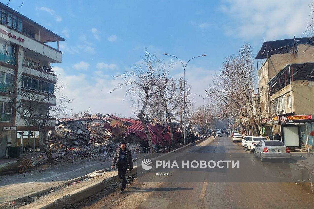 Ликвидация последствий землетрясения в Турции