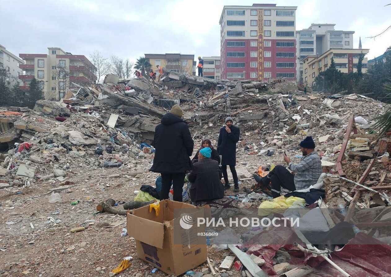 Ликвидация последствий землетрясения в Турции