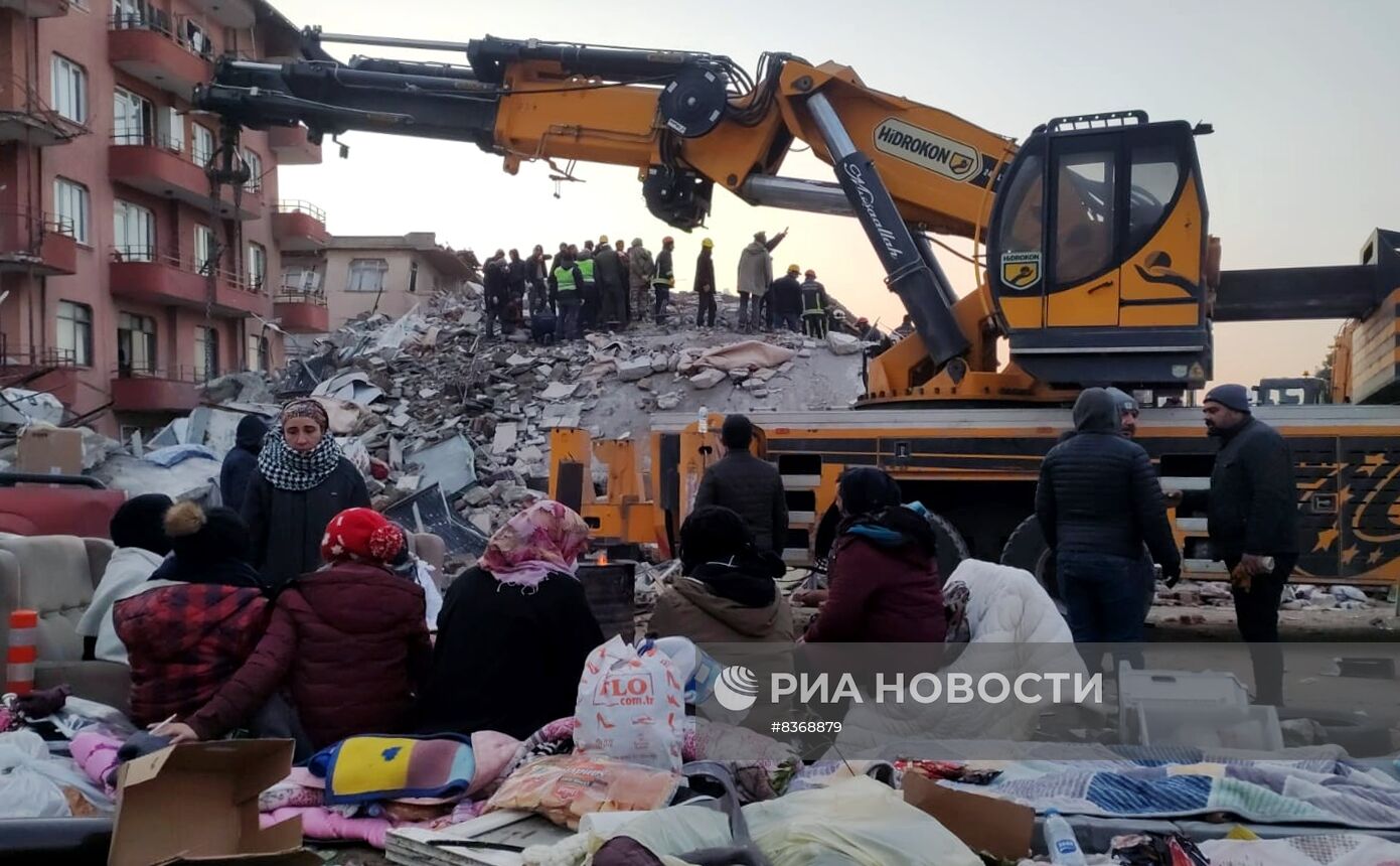 Ликвидация последствий землетрясения в Турции