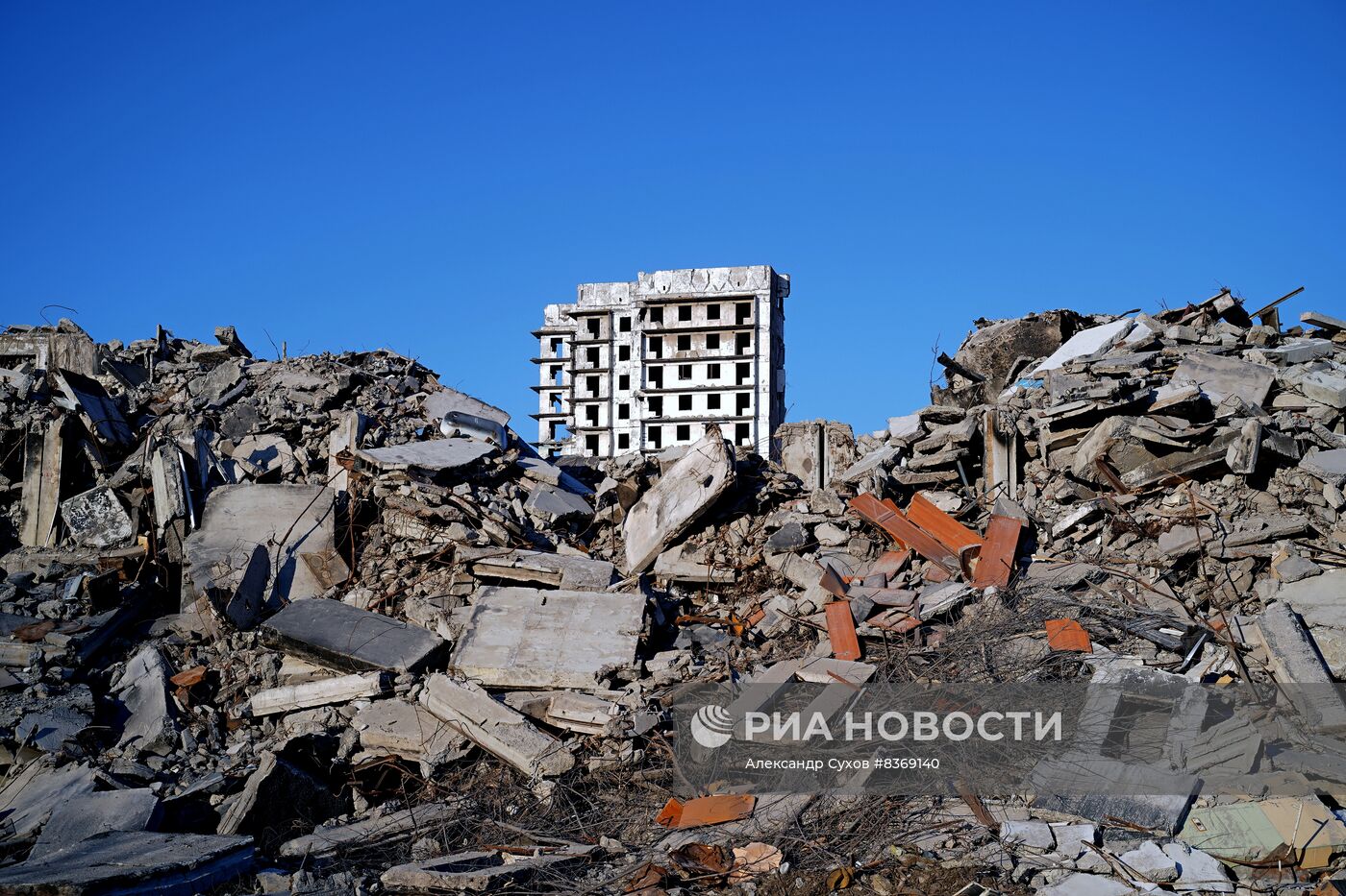 Снос аварийных домов в Мариуполе