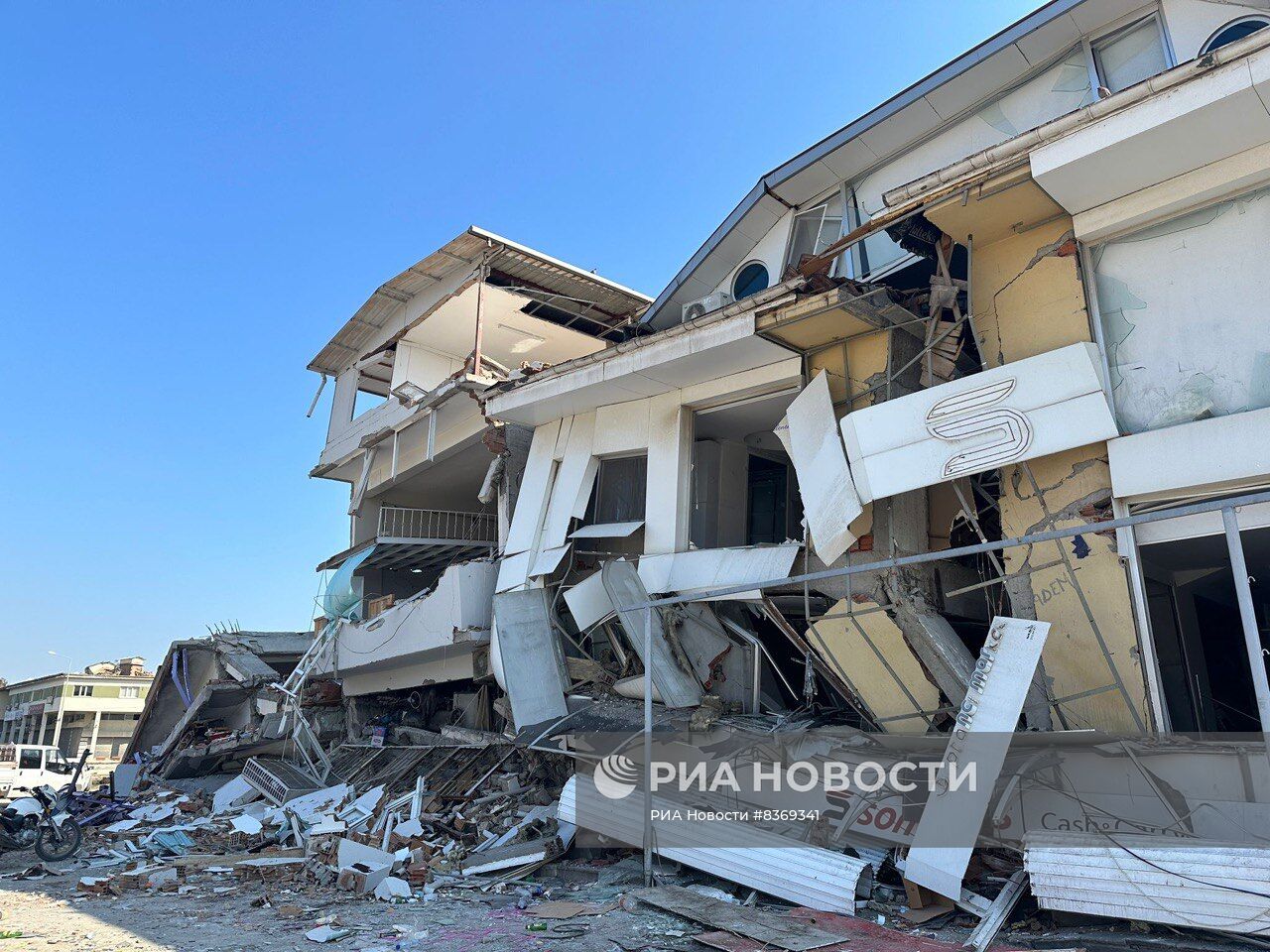 Последствия землетрясения в турецком городе Антакья