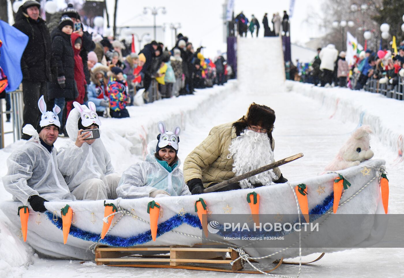 Фестиваль креативных санок SunnyFest в Татарстане