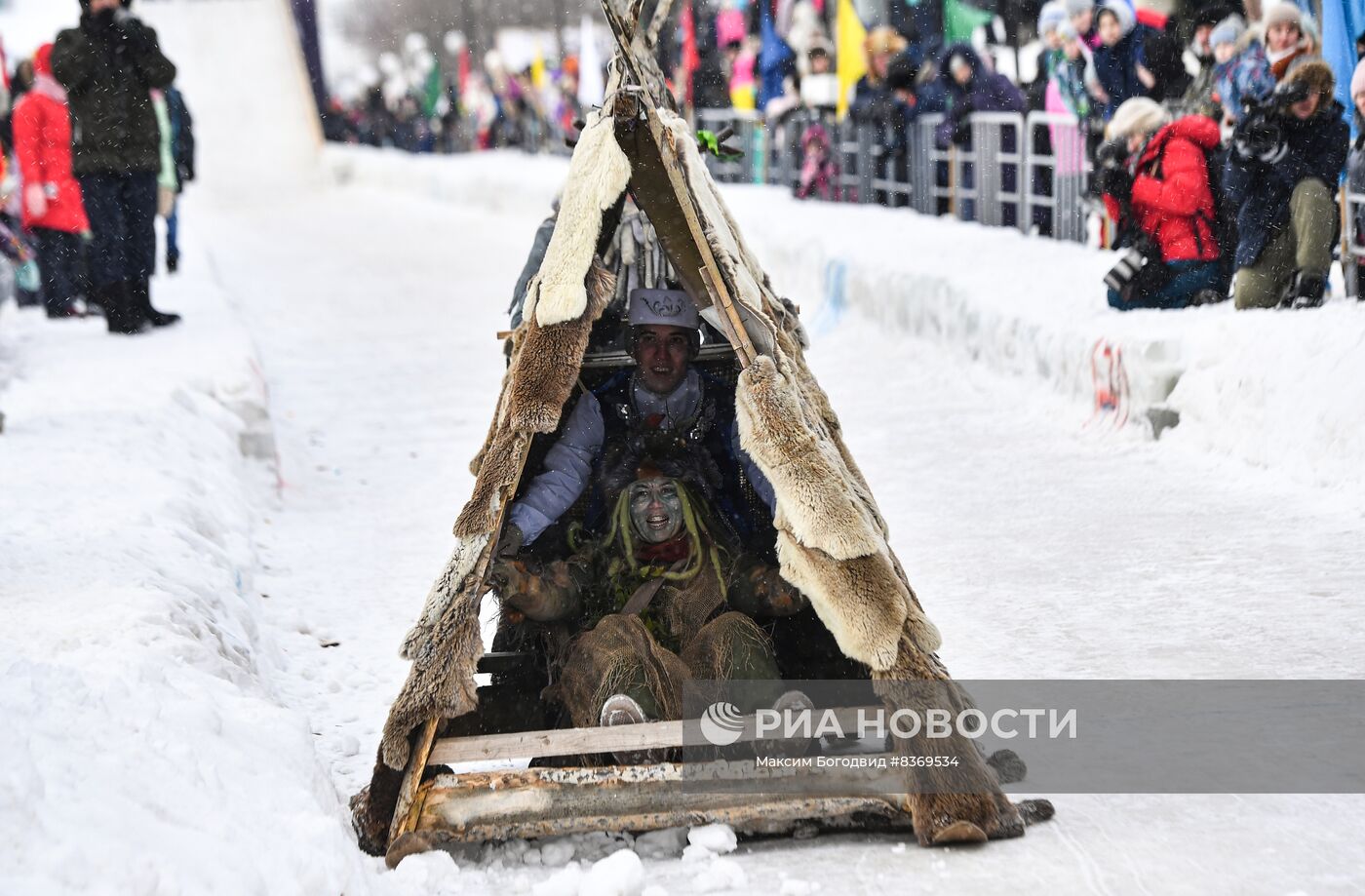 Фестиваль креативных санок SunnyFest в Татарстане