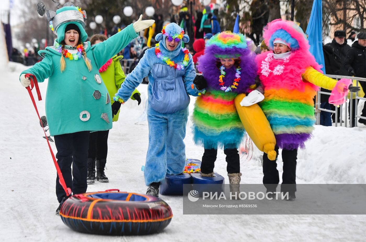 Фестиваль креативных санок SunnyFest в Татарстане