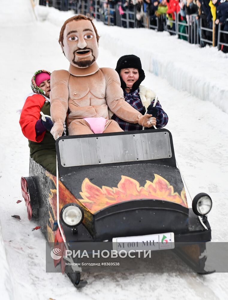 Фестиваль креативных санок SunnyFest в Татарстане