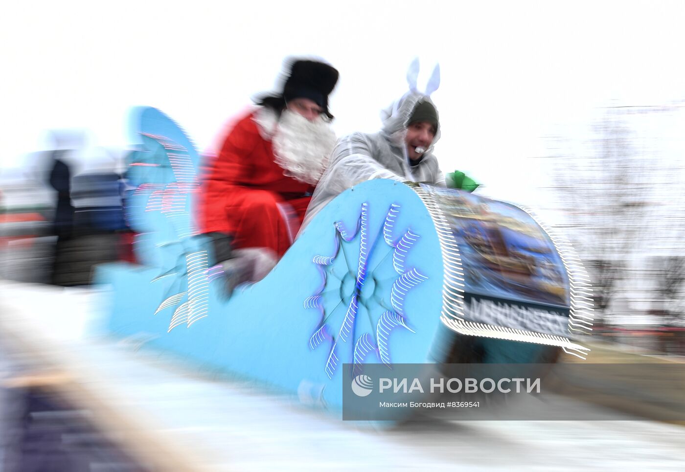 Фестиваль креативных санок SunnyFest в Татарстане