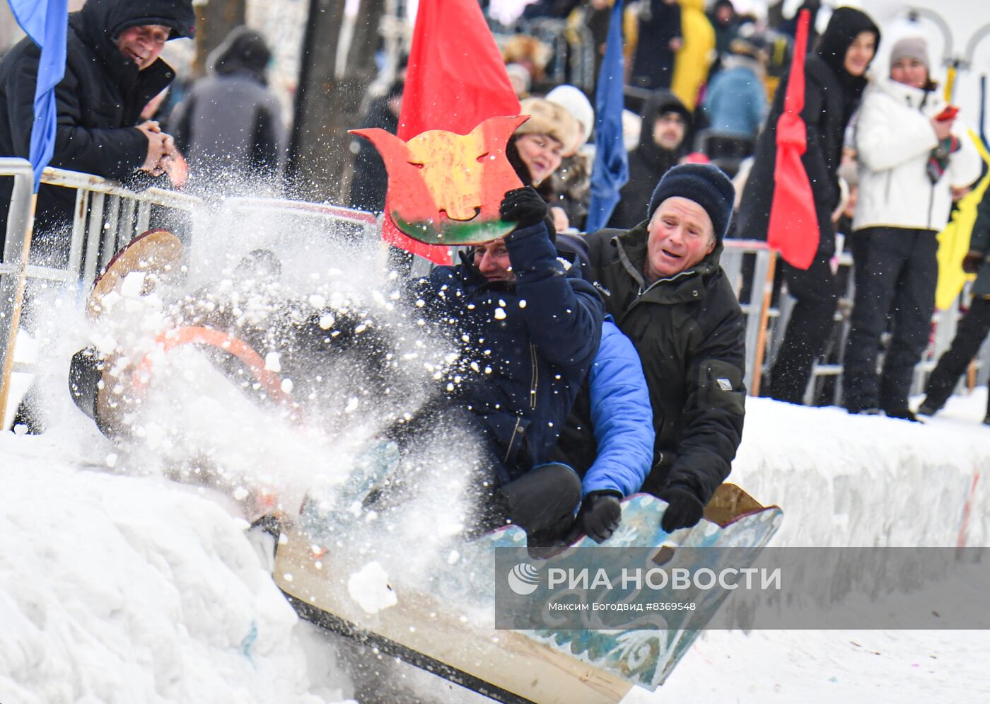 Фестиваль креативных санок SunnyFest в Татарстане