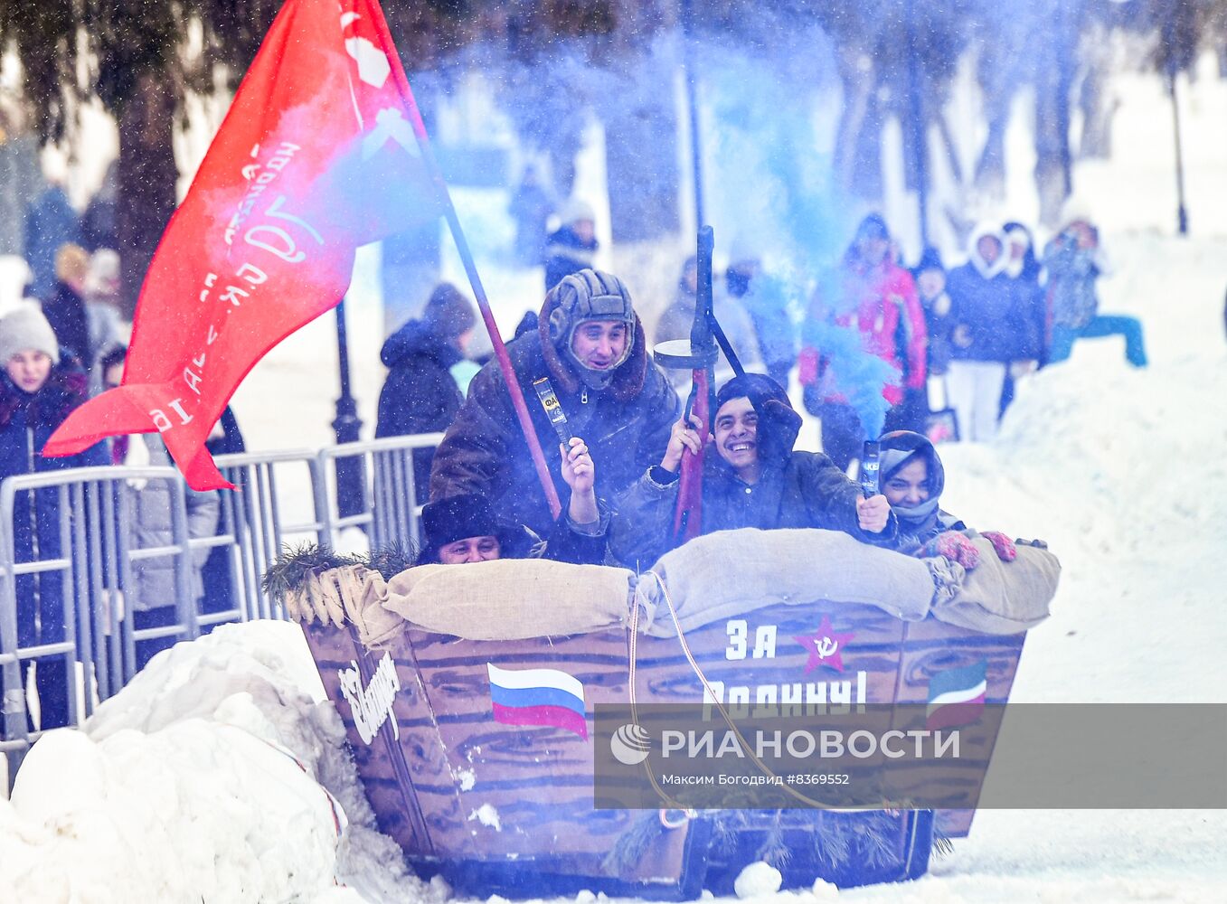 Фестиваль креативных санок SunnyFest в Татарстане