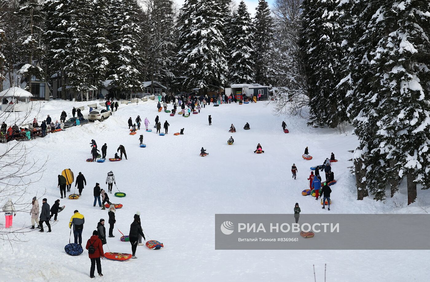 Зима в республике Адыгея