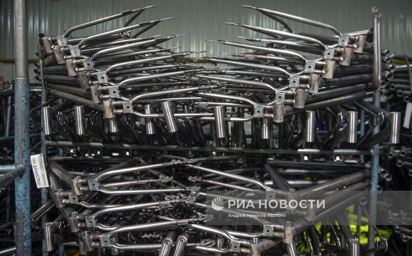 Производство велосипедов "Кама" на заводе "Форвард" в Пермском крае