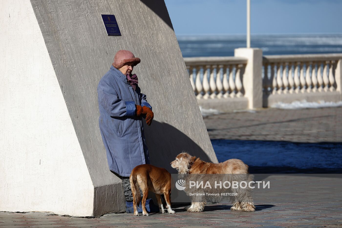 Азовское море замерзло в Краснодарском крае