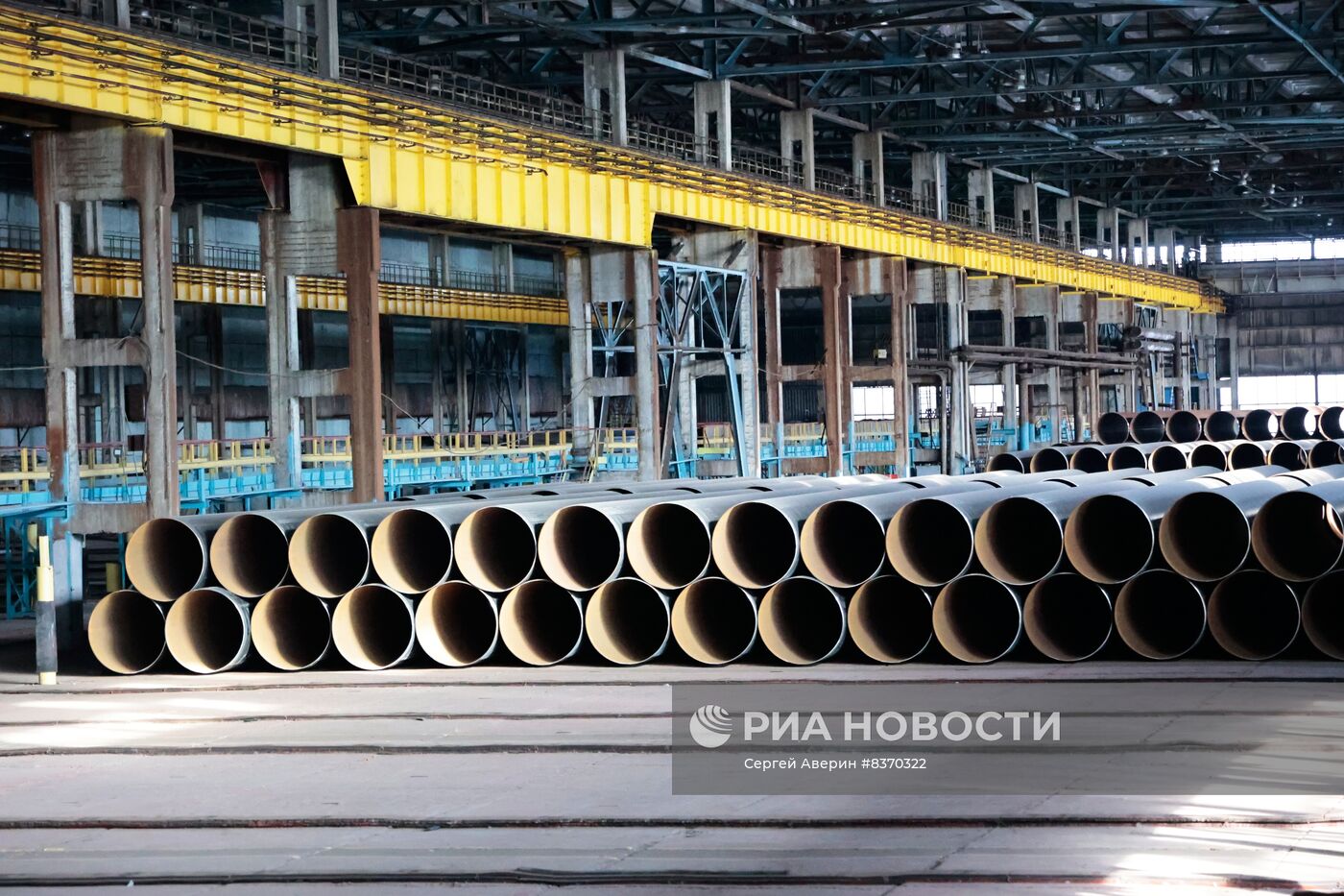 Производство труб для строящегося водовода из Ростовской области в ДНР