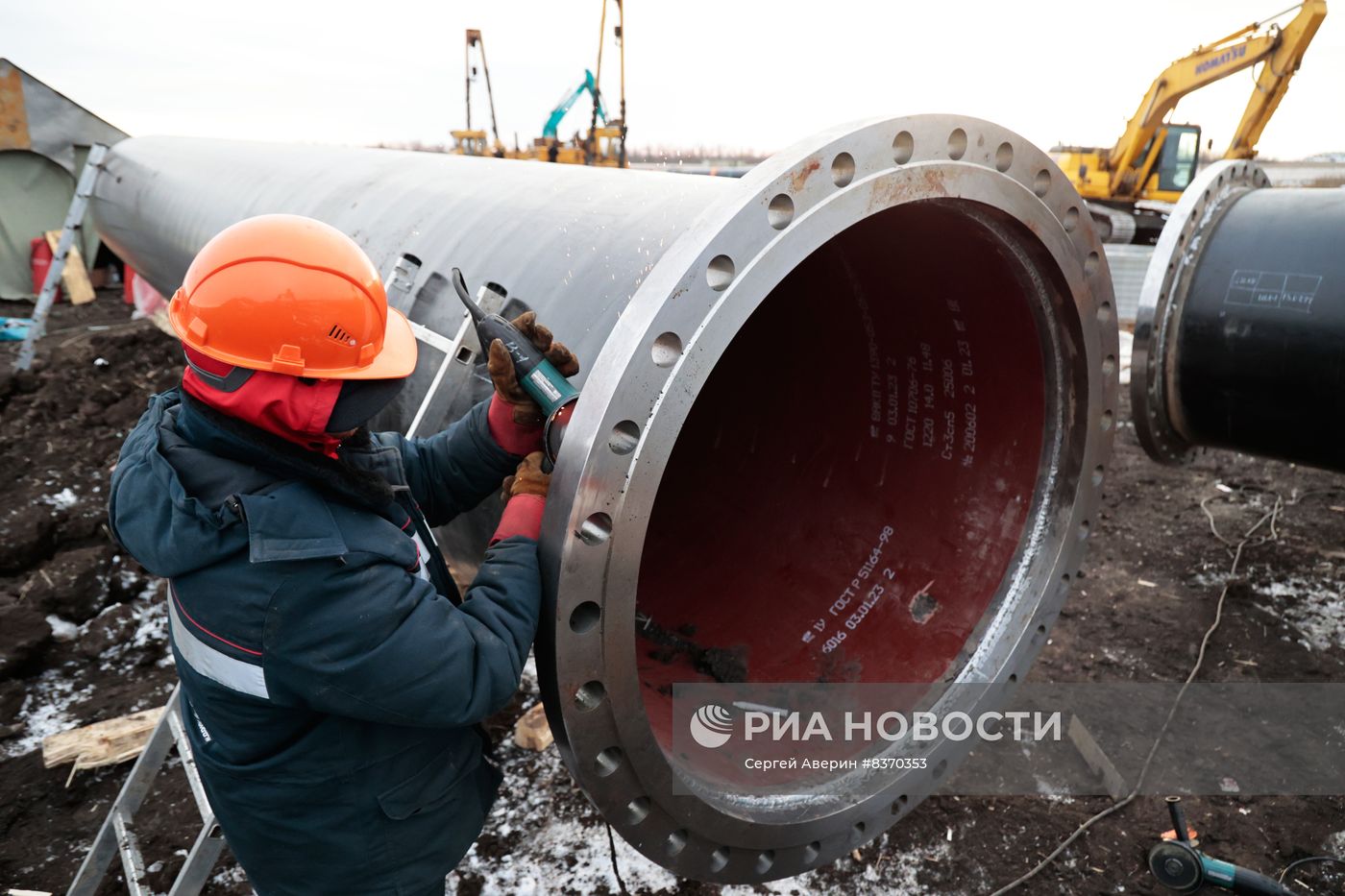 Производство труб для строящегося водовода из Ростовской области в ДНР