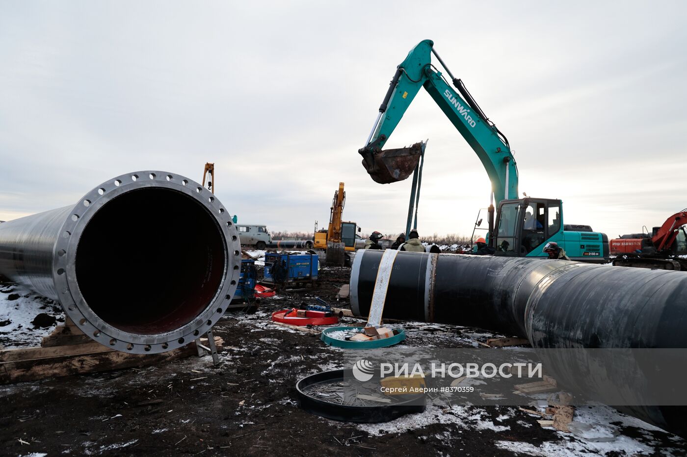 Производство труб для строящегося водовода из Ростовской области в ДНР