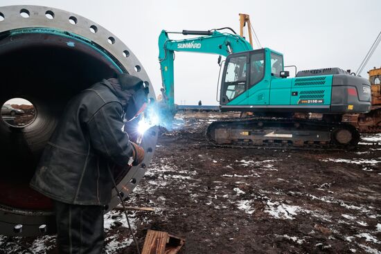 Производство труб для строящегося водовода из Ростовской области в ДНР