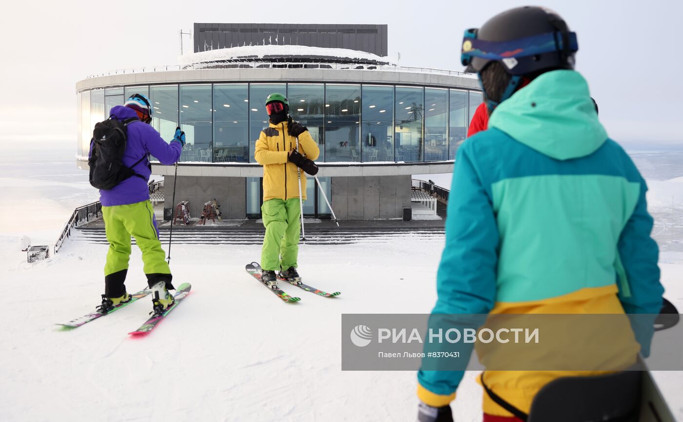 Горнолыжный курорт "Большой Вудъявр" в Мурманской области