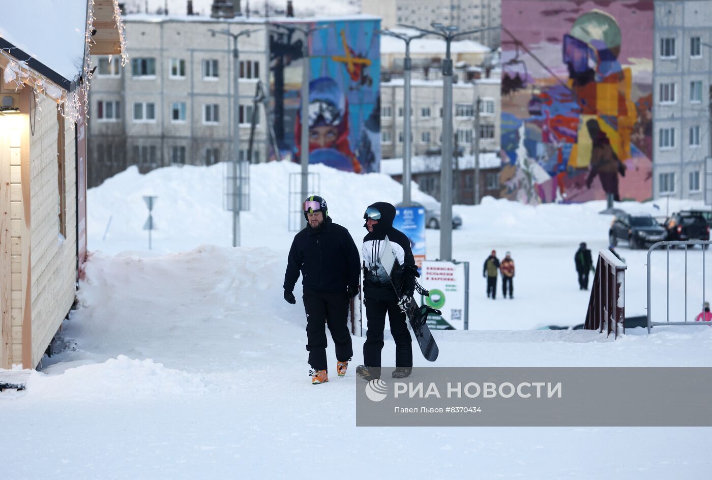 Горнолыжный курорт "Большой Вудъявр" в Мурманской области