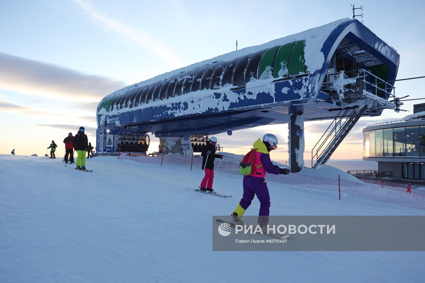 Горнолыжный курорт "Большой Вудъявр" в Мурманской области