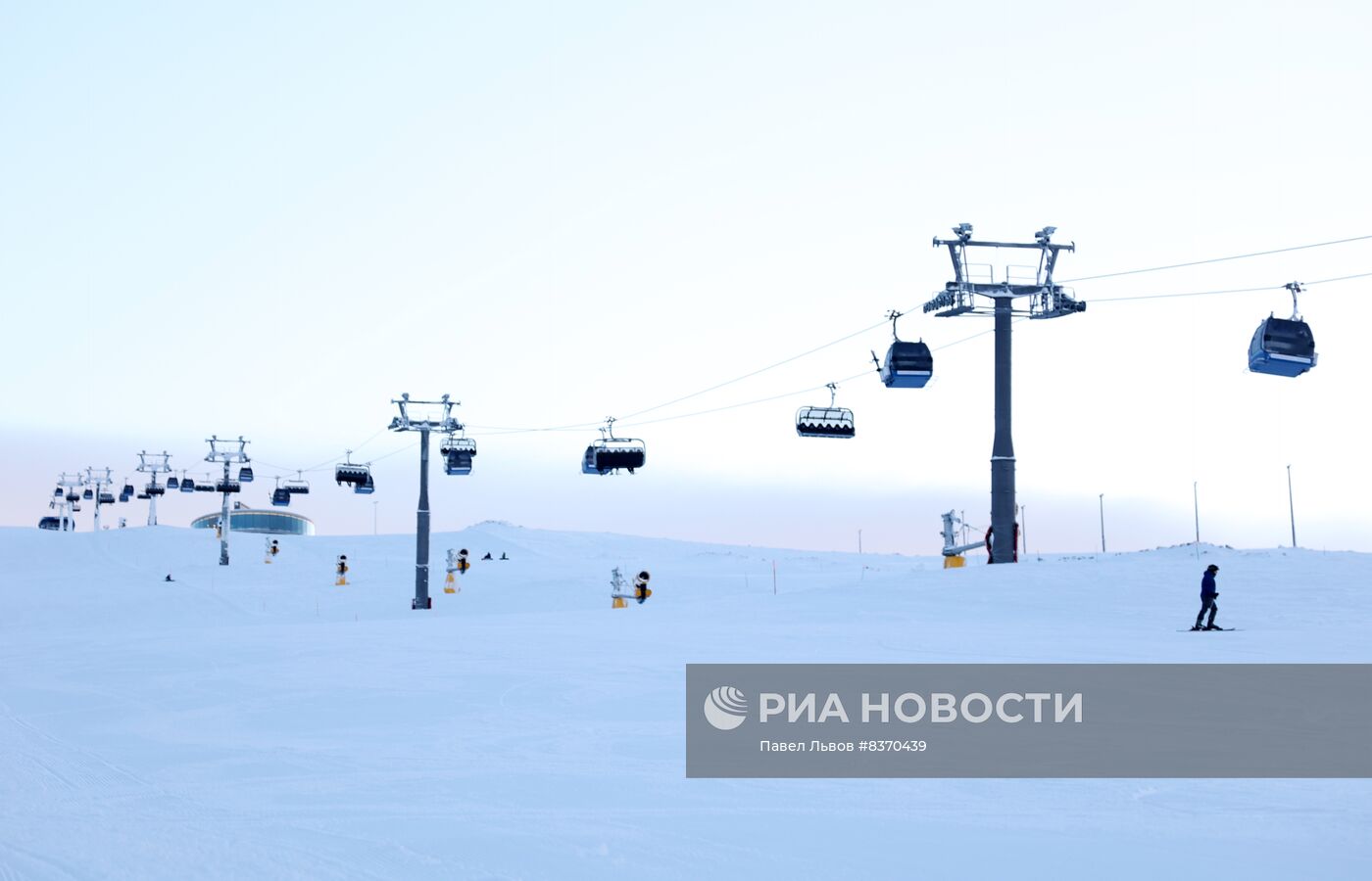 Горнолыжный курорт "Большой Вудъявр" в Мурманской области