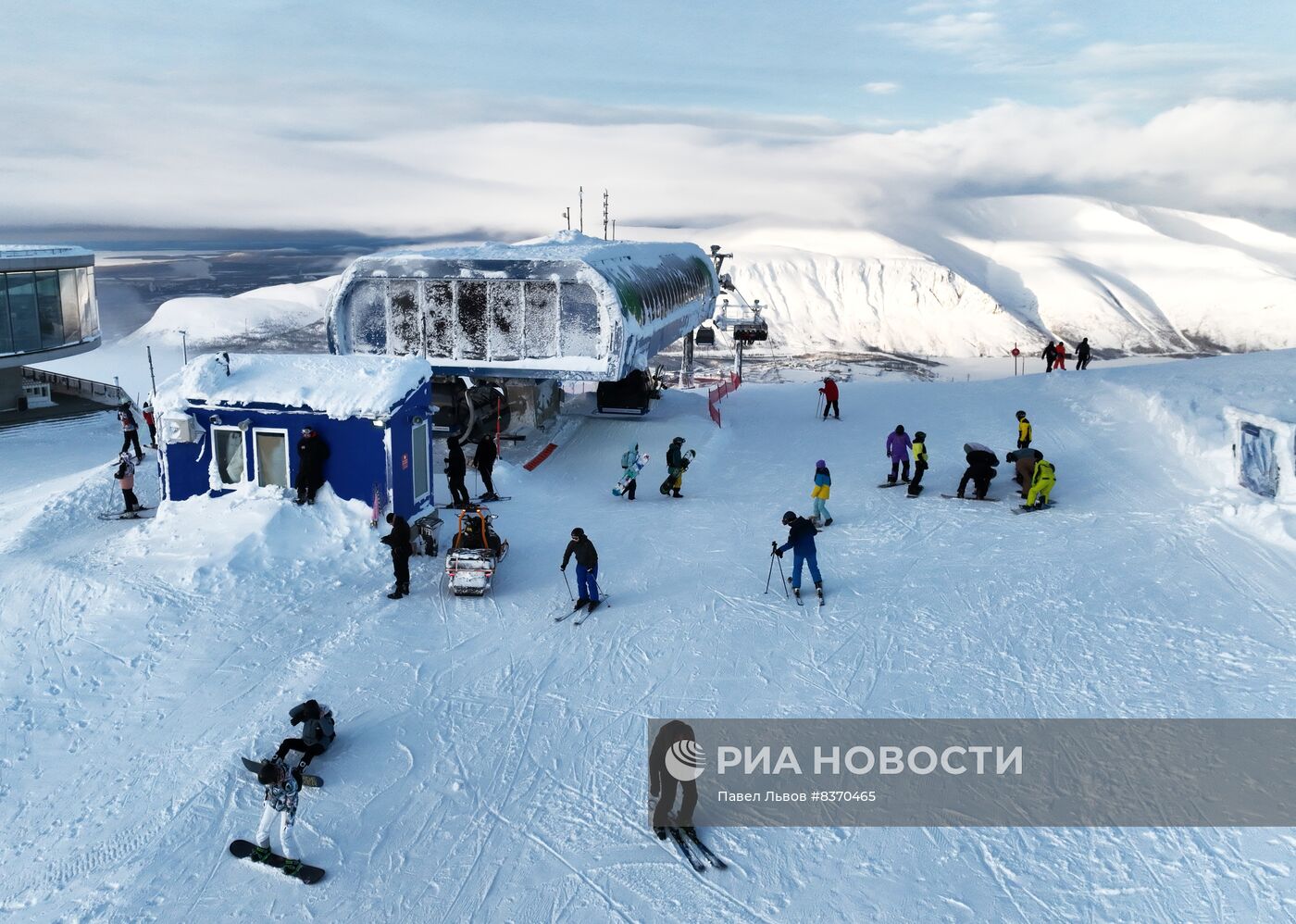 Горнолыжный курорт "Большой Вудъявр" в Мурманской области